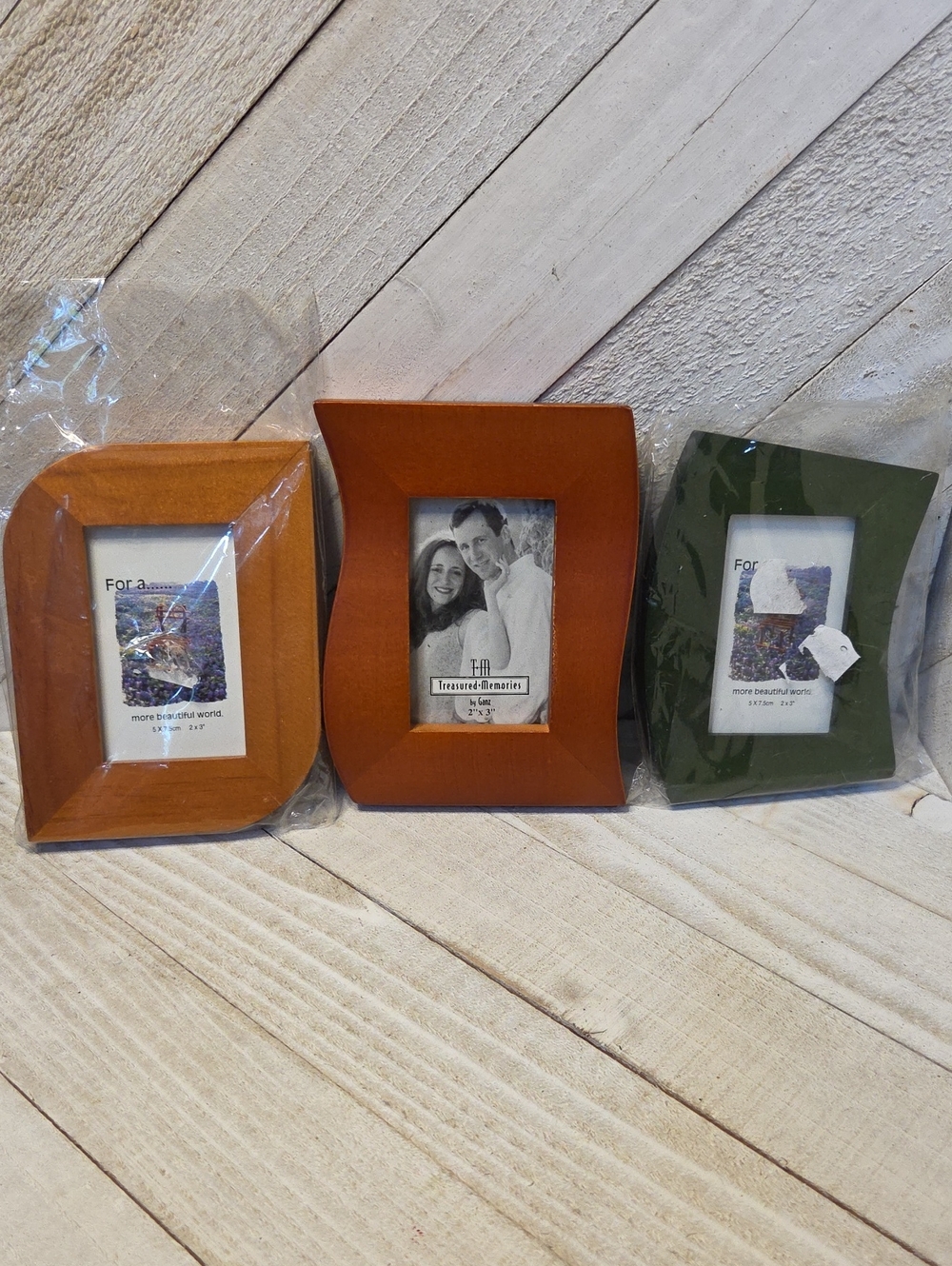 3 NEW Miniature Wooden Frames
